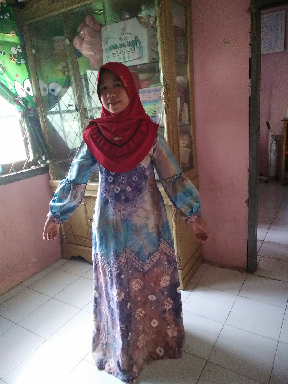 Gamis Jumputan Batik Palembang Gamis Pesta