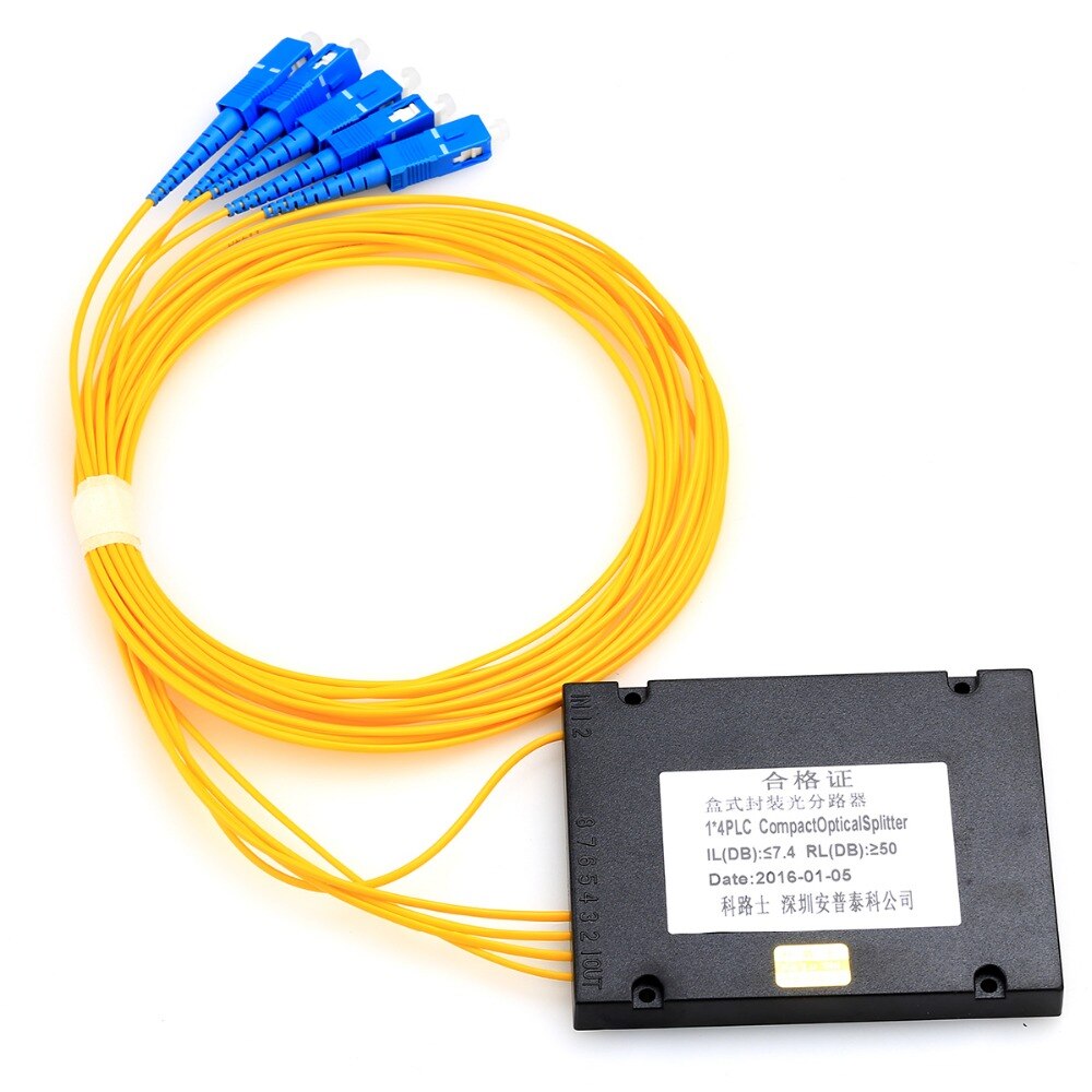 New!! Passive Splitter 1 4 Modular Besar SC UPC Splitter Fiber Optik [Bisa Bayar Ditempat/COD]