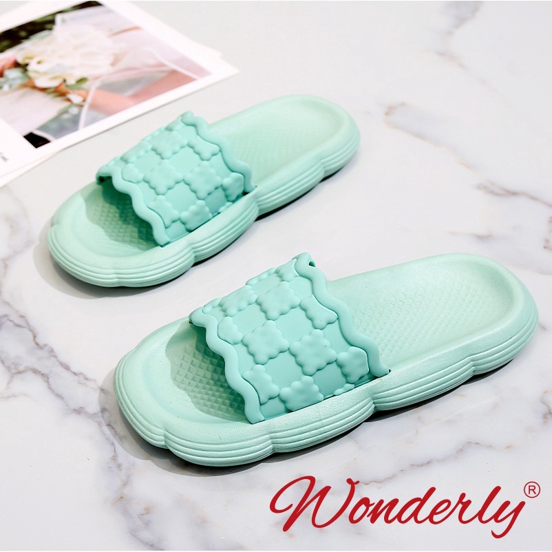 Sendal Selop Wanita Jelly Wonderly | Sandal Slop Wanita Karet V205-WL5