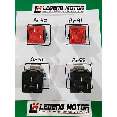 AR51YCPE 12v 87a pemutus kaki 5 Relay Autovision Relai Rellay Bagus