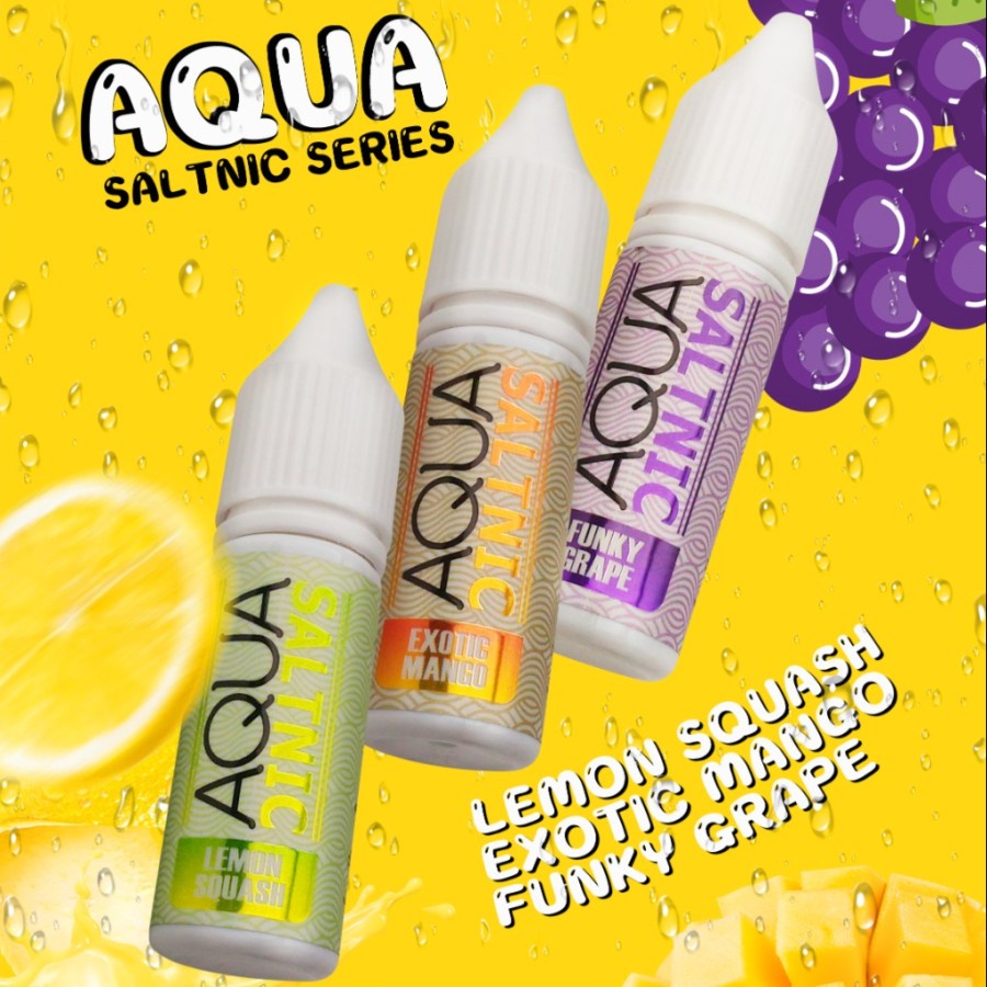 Aqua Saltnic Series Salt Nic 15ML by Max Brew x 9Naga