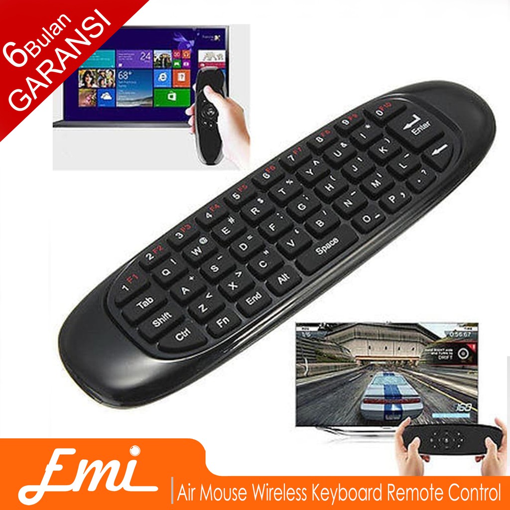 C120 2.4G Air Mouse Wireless Keyboard Remote Control For Android tv