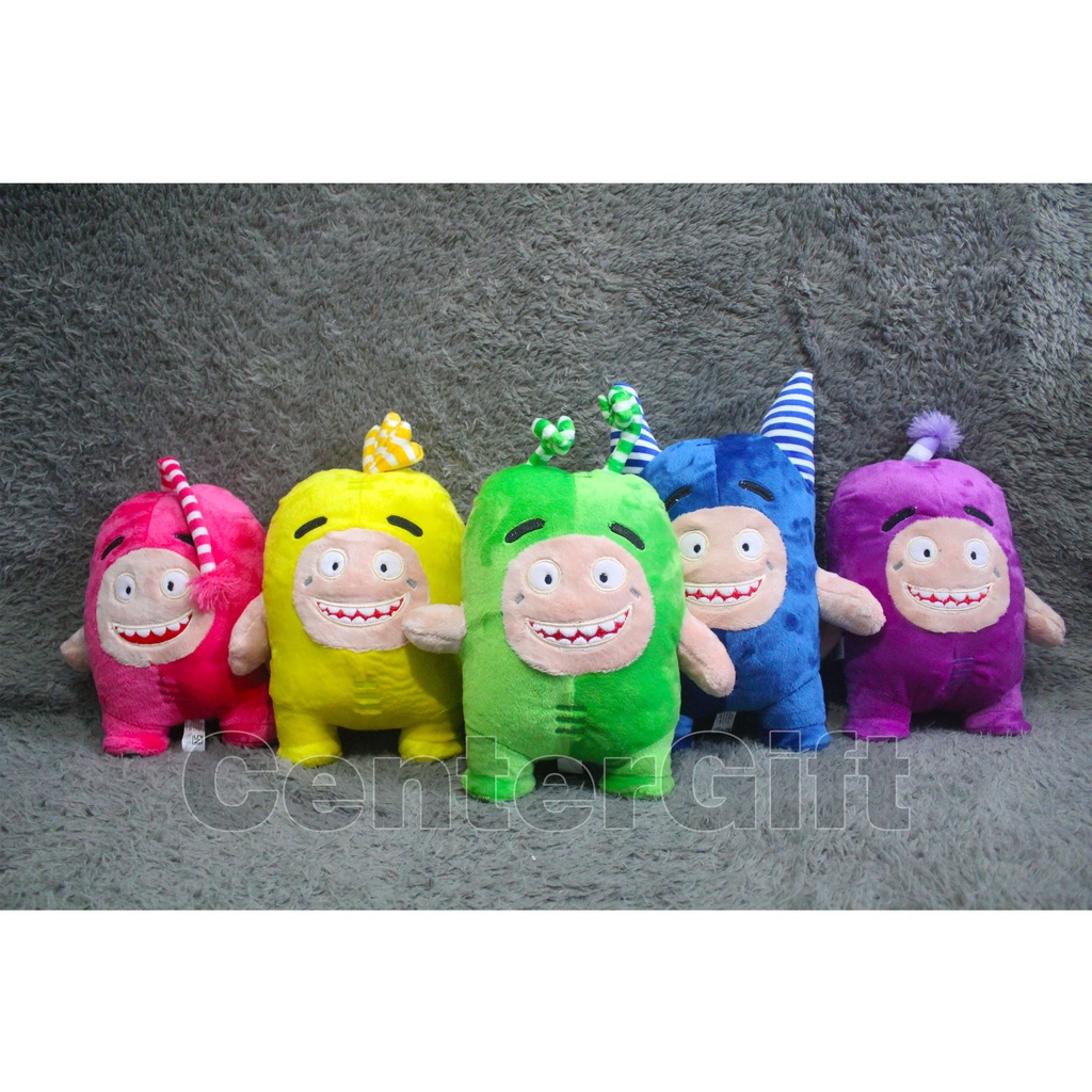 Boneka Oddbods Yelvo Halus Berdiri 30CM SNI