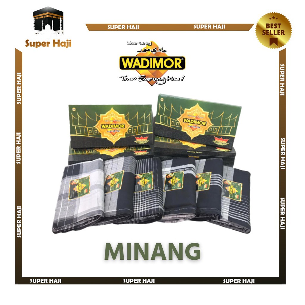 SARUNG TENUN WADIMOR (MOTIF MINANG)