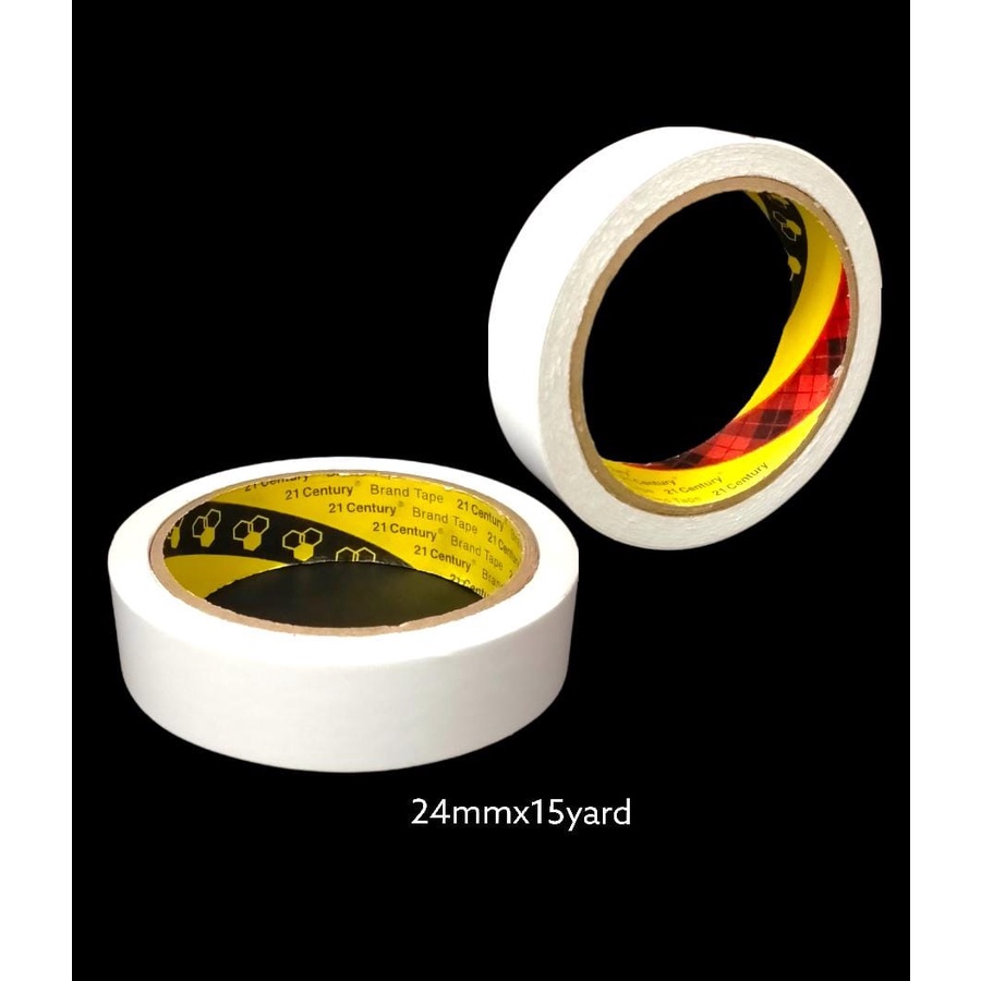 

ISOLASI DOUBLE TAPE 24MM 24 1" SELOTIP SOLATIP 2 SISI 15 YARD