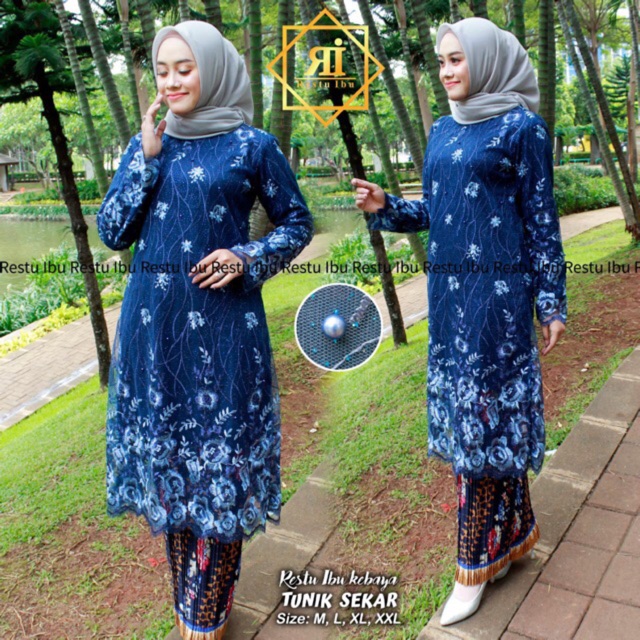 Kebaya tunik brukat kaka