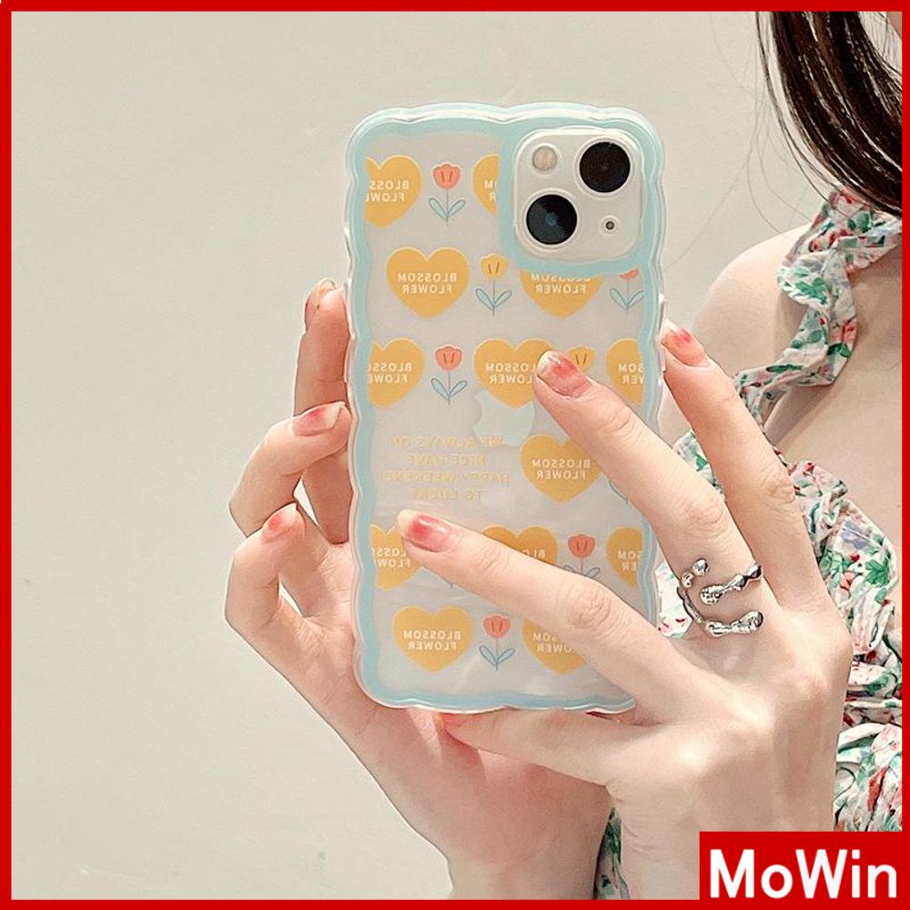iPhone Case Silicone Soft Case Clear Case Wave Non-Slip Shockproof Camera Full Coverage Protection Heart Flower For iPhone 13 Pro Max iPhone 12 Pro Max iPhone 11 iPhone 7 Plus