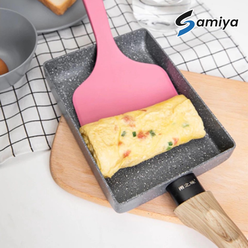 fry pan square 13x18cm / wajan penggorengan frying pan kotak persegi anti lengket non stick