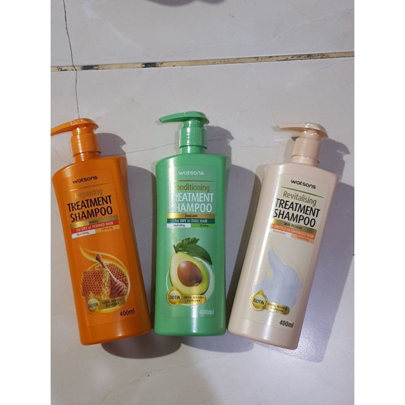 WATSONS TREATMENT SHAMPOO / SHAMPOO WATSONS / WATSONS CONDITIONER TREATMENT