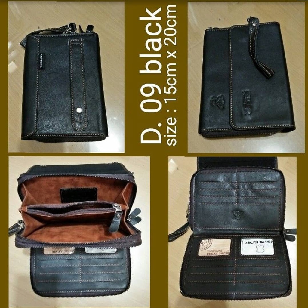D.09 | Kulit Asli | Merek Resmi | Dompet kulit ECCE 27