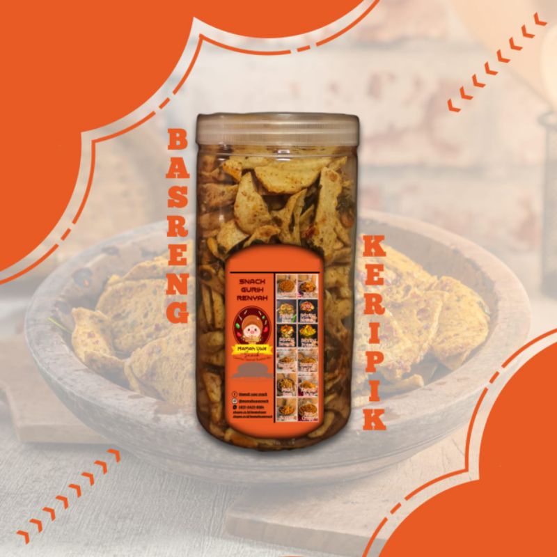 

Basreng Keripik Mamah Uwe Snack Kemasan Toples
