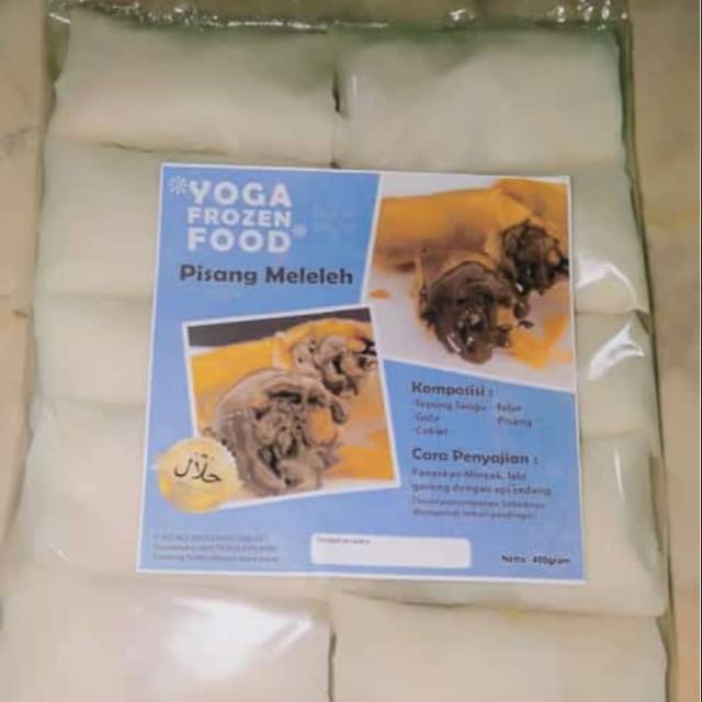 

Frozen food pisang meleleh