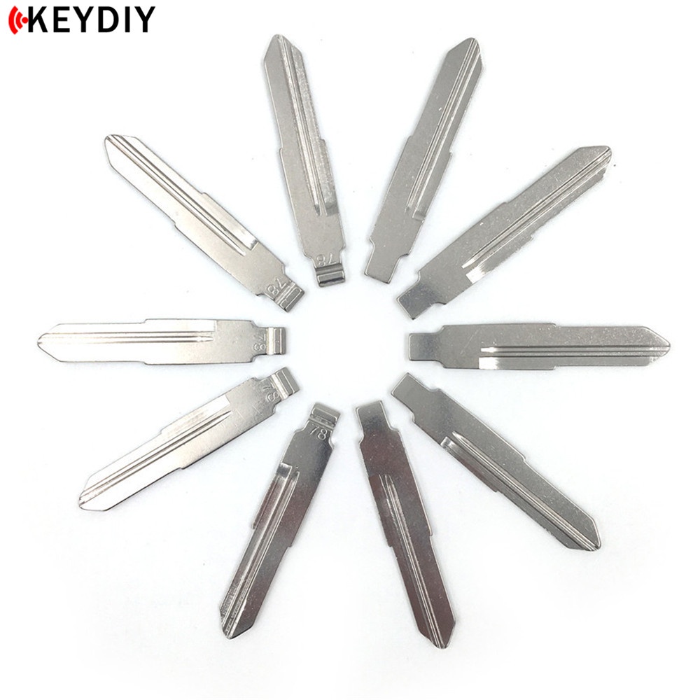 10pcs / lot Kunci Remote Control Pengganti Model Flip Bahan Metal Untuk KD / JMD / VVDI 78# Casing Untuk Chery Fengyun2 Original