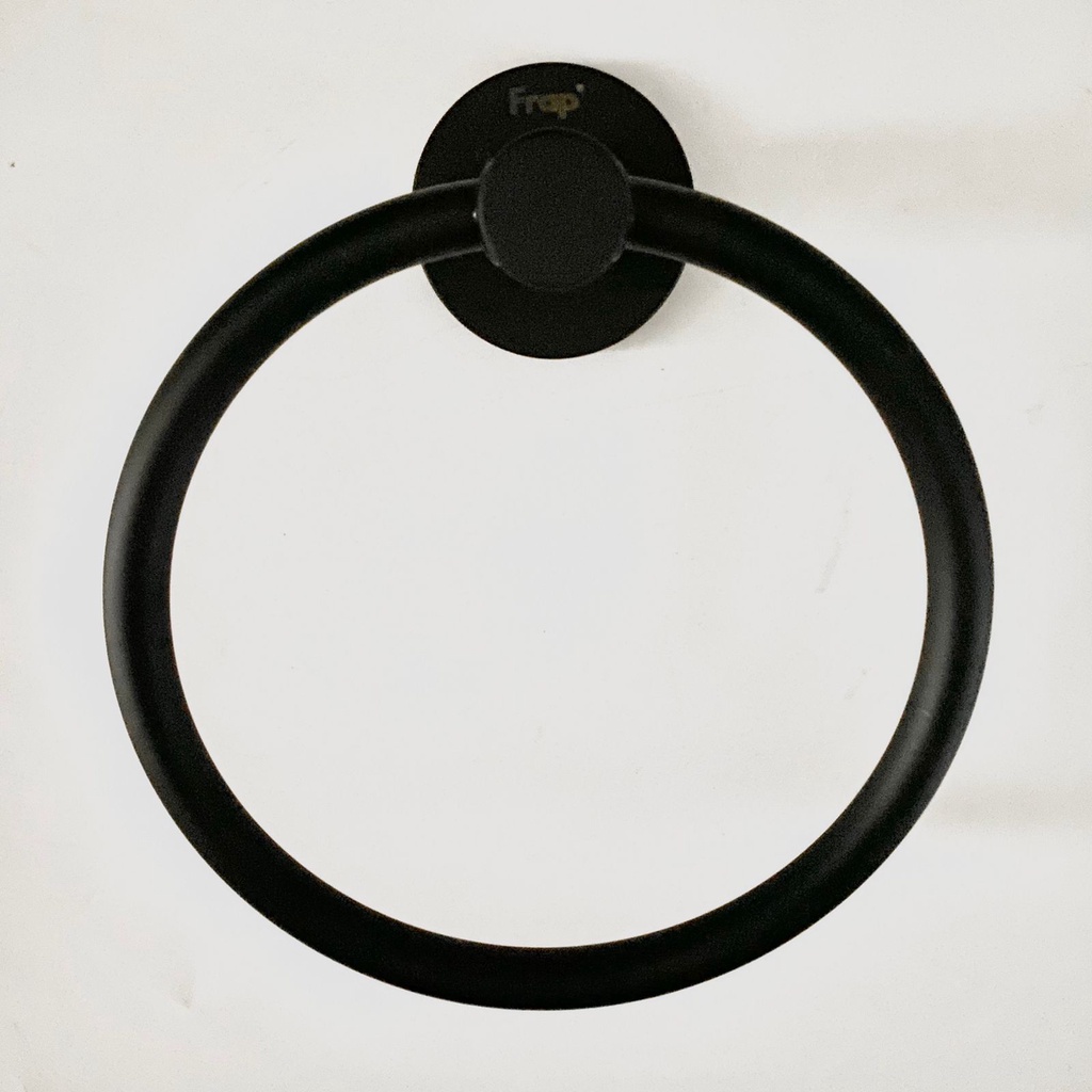 Towel Ring Handuk Stainless 304 Hitam 30204 -Gantungan Hooks Holder Handuk Kain Lap SUS 304 Black Matte