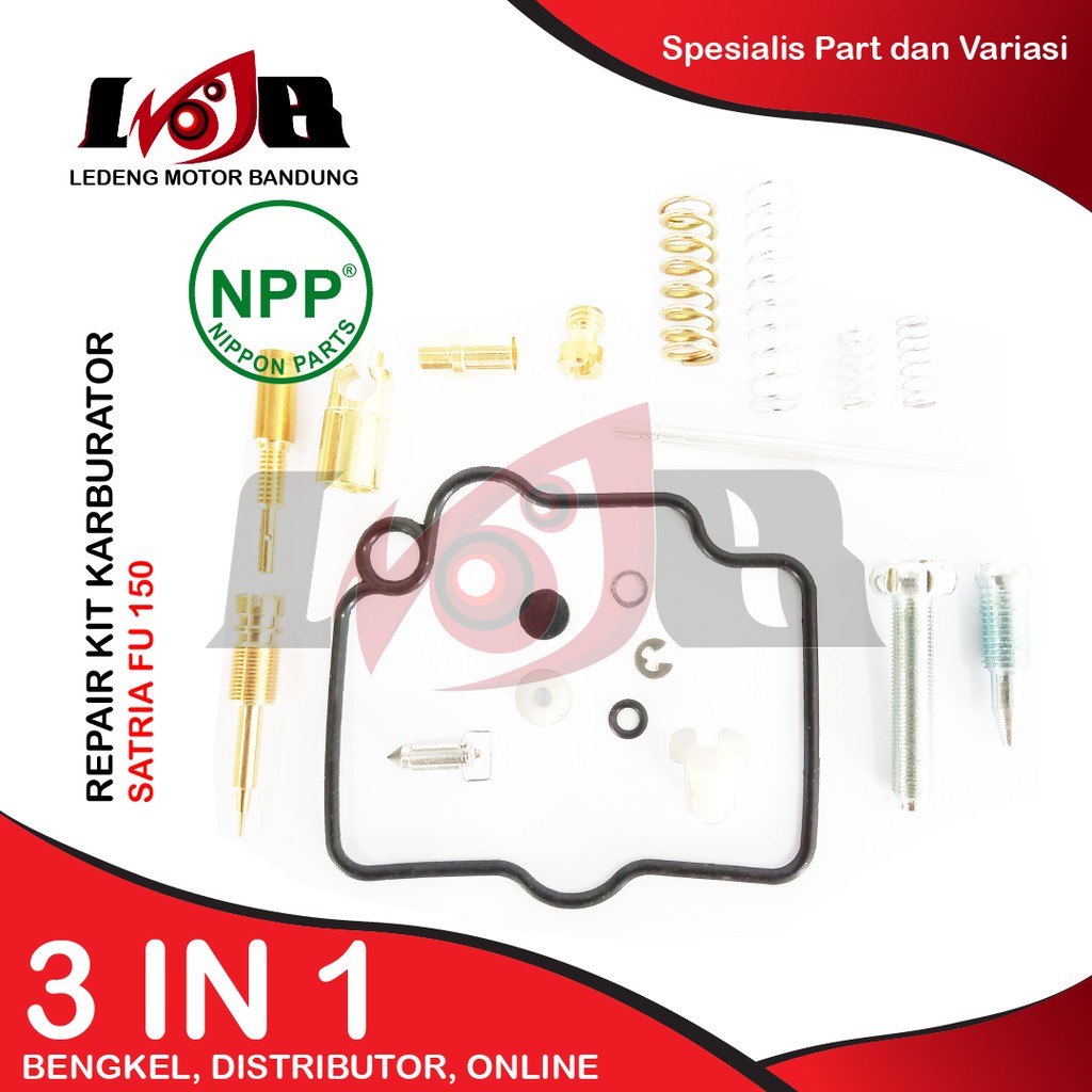 NPP RepairKit Karburator Satria FU F150 Parkit Carbu set Daleman Karbu