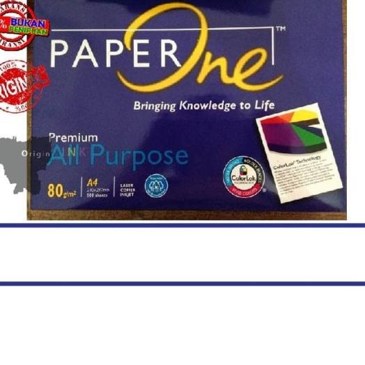 

♙ Kertas Paper One A4 80 gram/Kertas Fotokopi/Kertas Print ➥