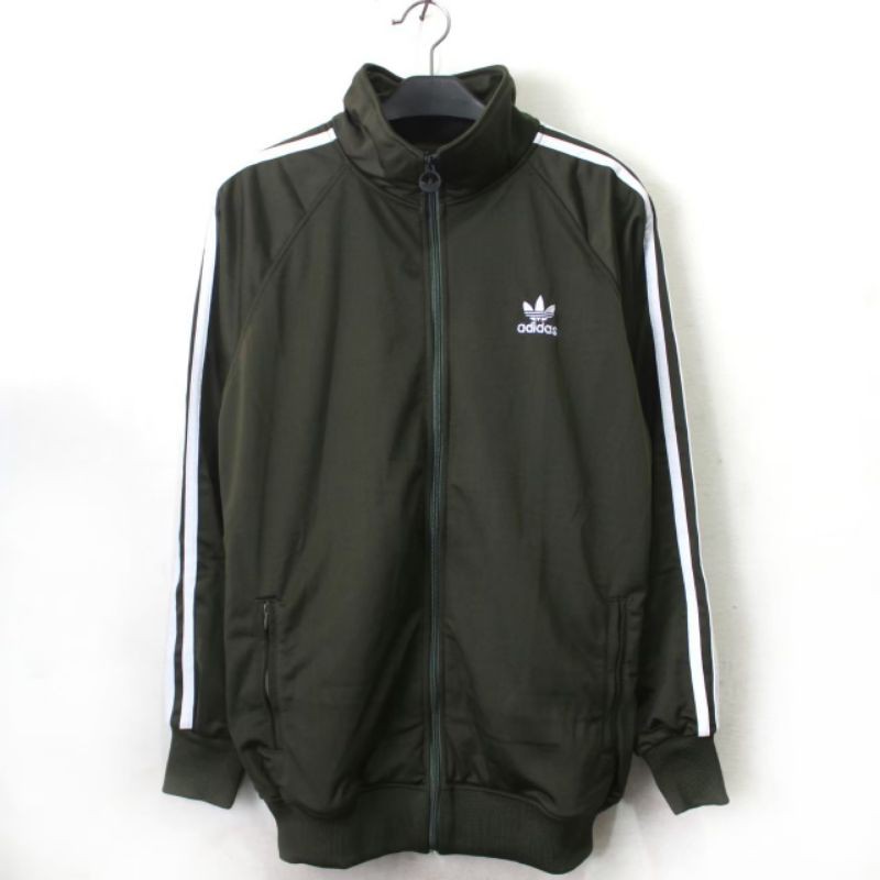 Jaket Tracktop Adidas Green Army -JAKET CASUAL MINOR ORIGINAL