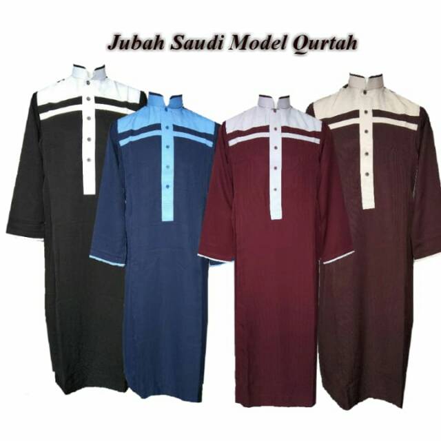Jubah Kombinasi Qurta