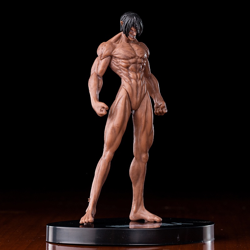 Action Figure Anime Attack on Titan Eren Jaeger Giant ver Mainan Action Figure Bahan PVC Untuk Hadiah