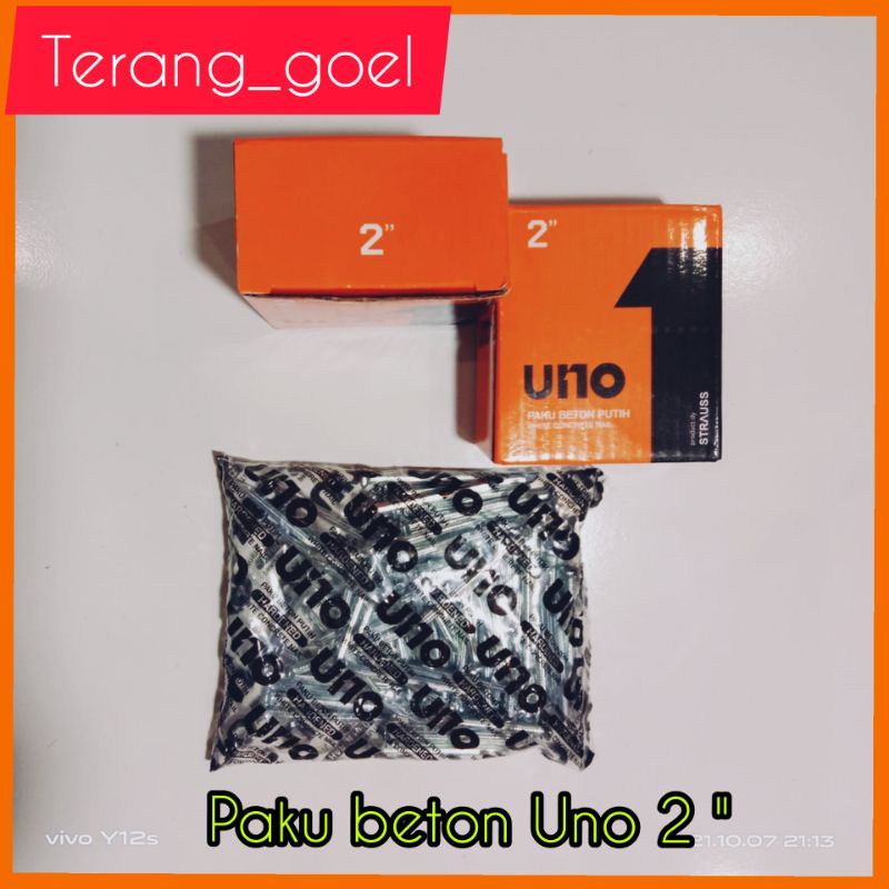 Uno Paku Beton 1 1/4&quot; 1 1/2&quot; dan 2&quot; Paku Beton Uno / Paku