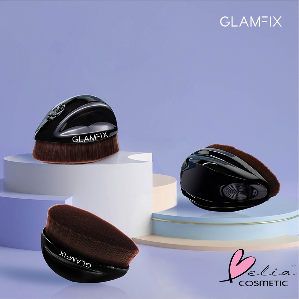 ❤ BELIA ❤ GLAMFIX Iron Brush | Foundation Brush Make Up FREE Cover | GLAM FIX Alat Kecantikan