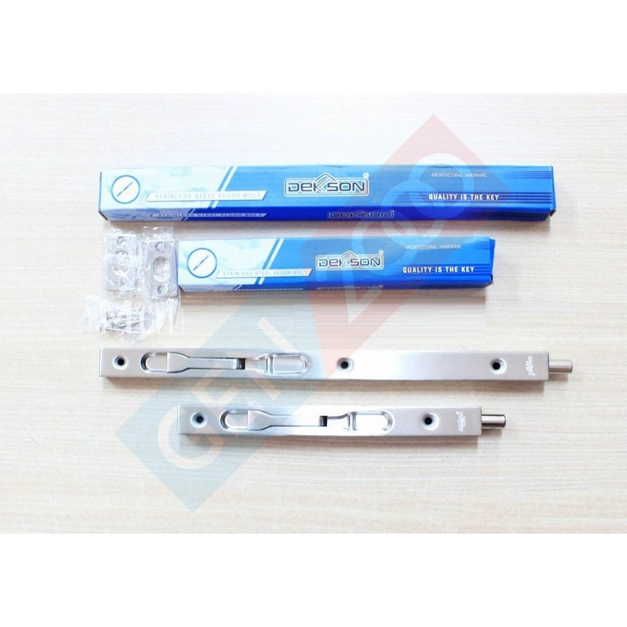 Jual Slot Kunci Pintu Kayu Dekkson Fb Inch Wooden Door Flush Bolt Lock Indonesia