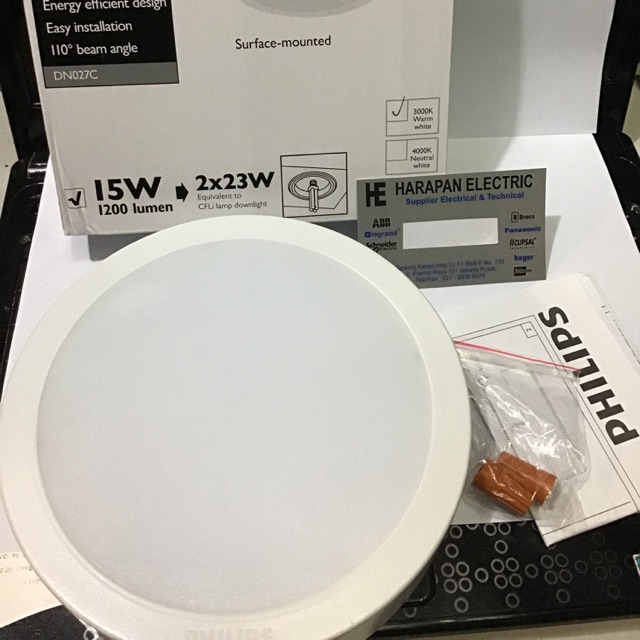 LAMPU DOWNLIGHT PHILIPS OUTBOW 15W 15 W 15 WATT DN027C