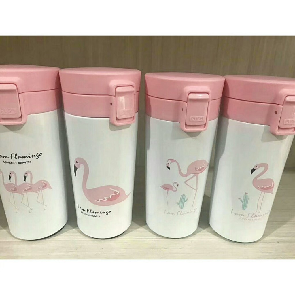 RG Vacumm Flask Flamingo Style Stainless Termos 320 ML (B04)