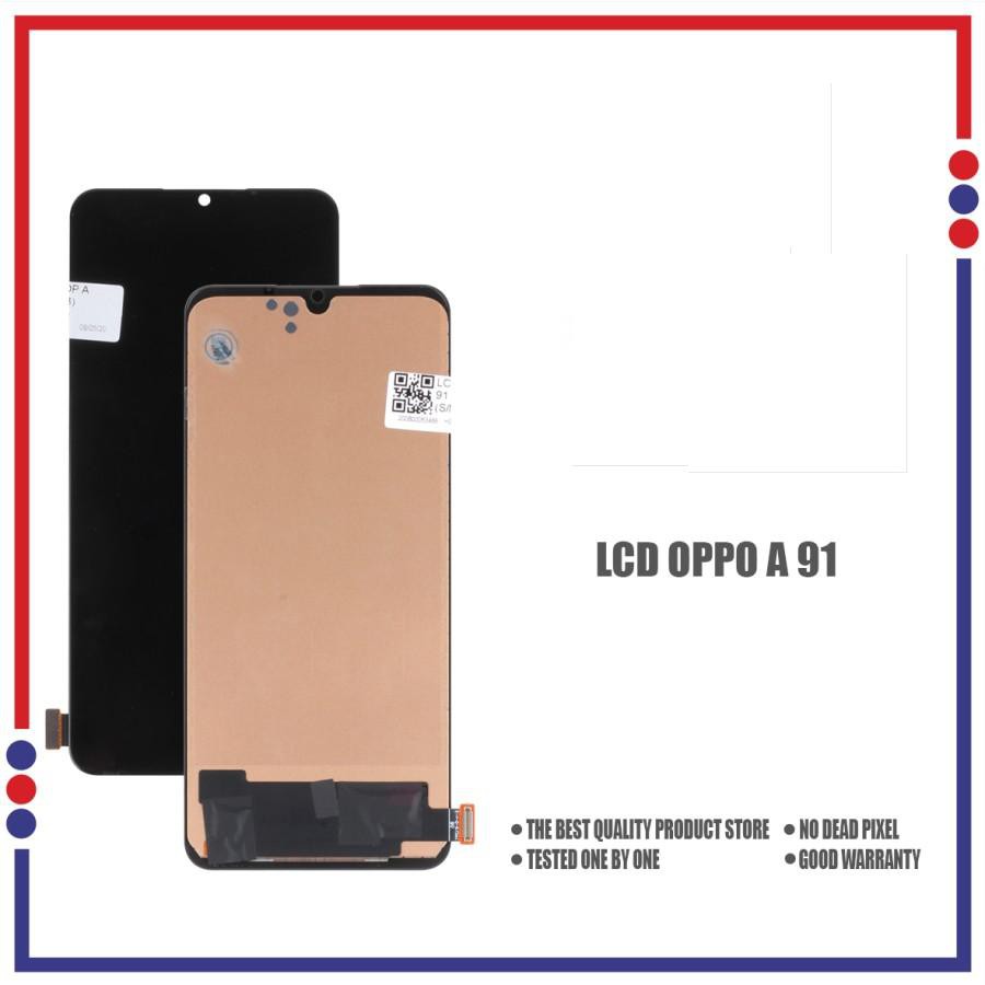 LCD OPPO A91 FULLSET - Hitam