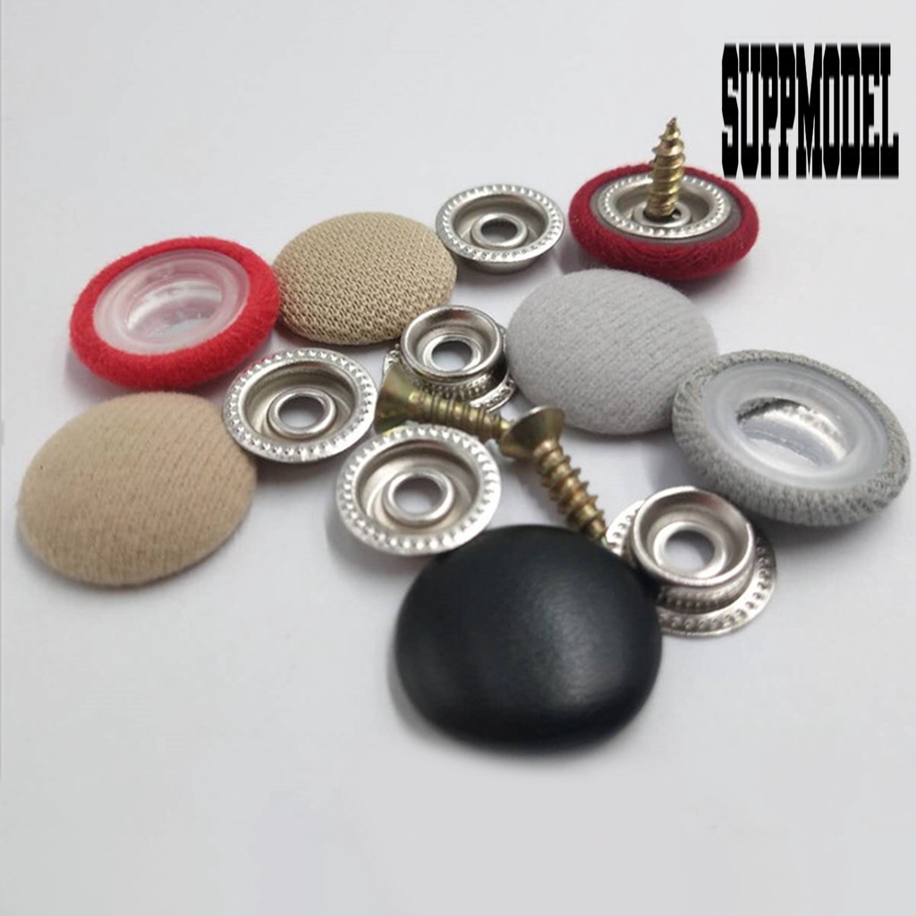 Suppmodelx &lt; 1 Set Kancing Snap Universal Tekstur Kisi-Kisi Tahan Lama Untuk Dekorasi Interior Mobil