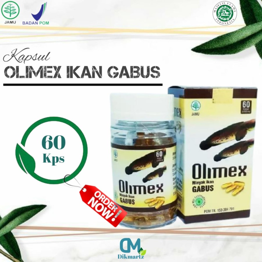 Kapsul Albumin Minyak Ikan Gabus Olimex
