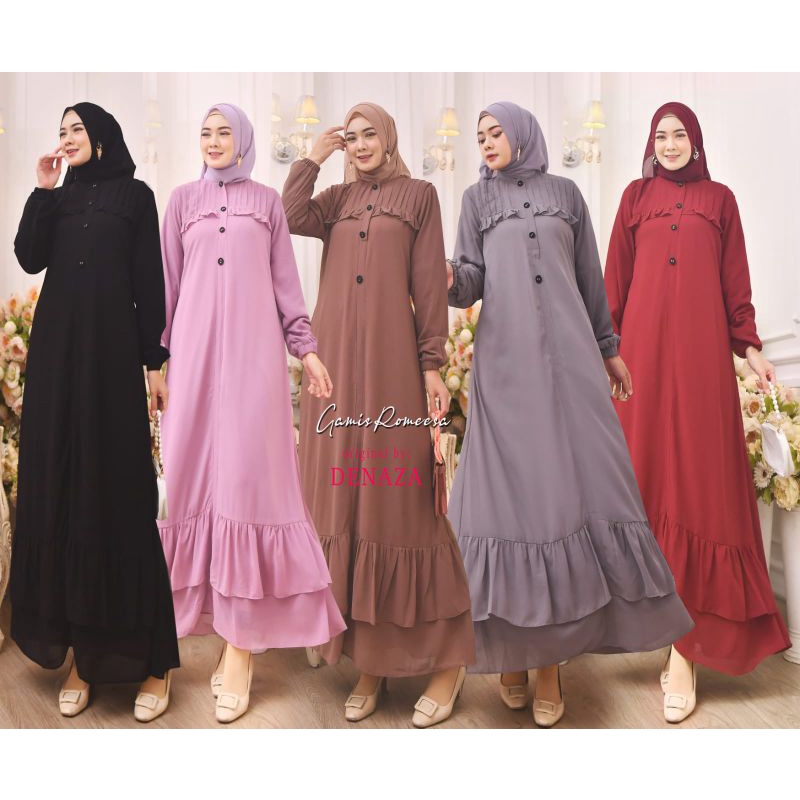 FASHION MUSLIM//GAMIS ROMEESA//By DENAZA