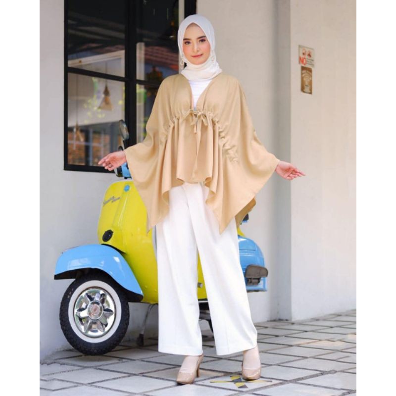 Haika Outer /ATASAN, TUNIK, Blouse wanita, atasan wanita, BLOUSE, Fashion muslim, baju wanita,