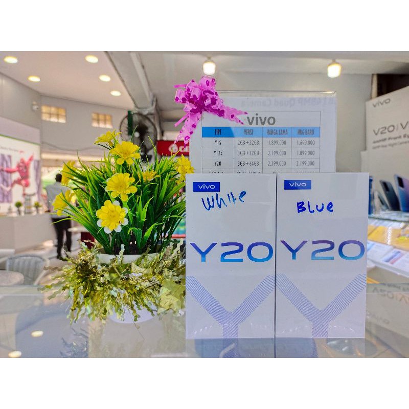 Vivo Y20 Ram 4/64gb garansi resmi