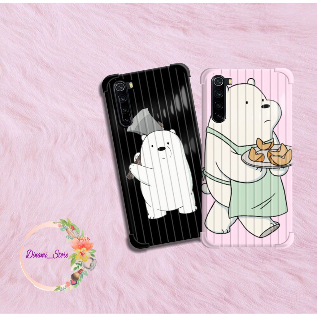 softcase bear clipart Oppo A3s A1k A5 A9 2020 A7 F9 A5s A31 A52 A92 A37 A53 A83 F1s F11 Pro DST1467