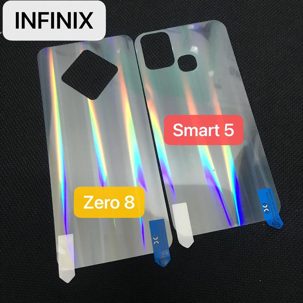 Skin Aurora INFINIX SMART 5 / Back Screen INFINIX SMART 5 / Anti Gores Belakang Handphone INFINIX SMART 5 / Garskin Stiker Bening Motif Pelangi INFINIX SMART 5