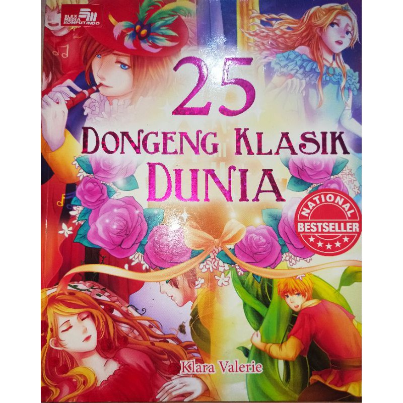 Buku cerita anak 25 dongeng klasik dunia (preloved)