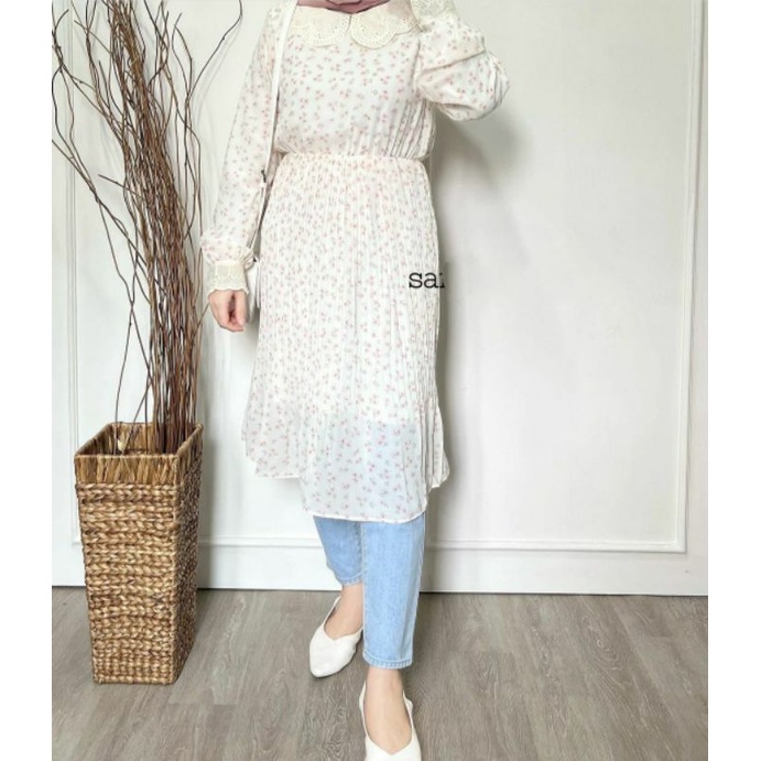 SALE Tunik Korean look // Dress Bunga Kecil import