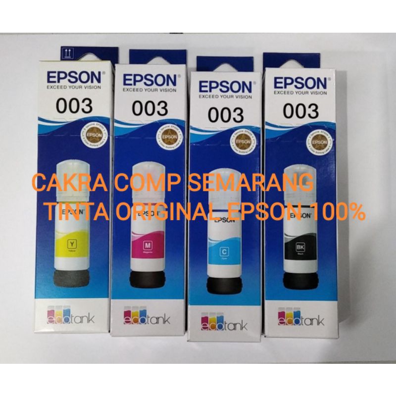 Tinta epson 003 original tinta epson 003 Black 003 cyan 003 magenta 003 yellow