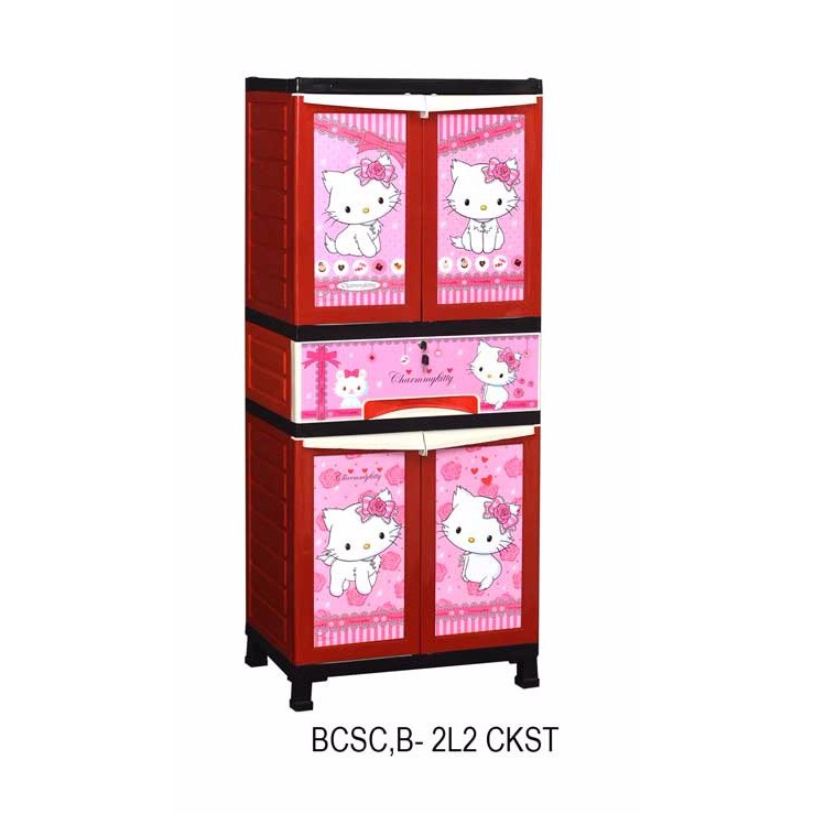 Lemari Plastik Napolly Charmy Kitty BCSC B 2L2 CKST Lemari Plastik Napolly Charmy Kitty BCSC B 2L2 CKST