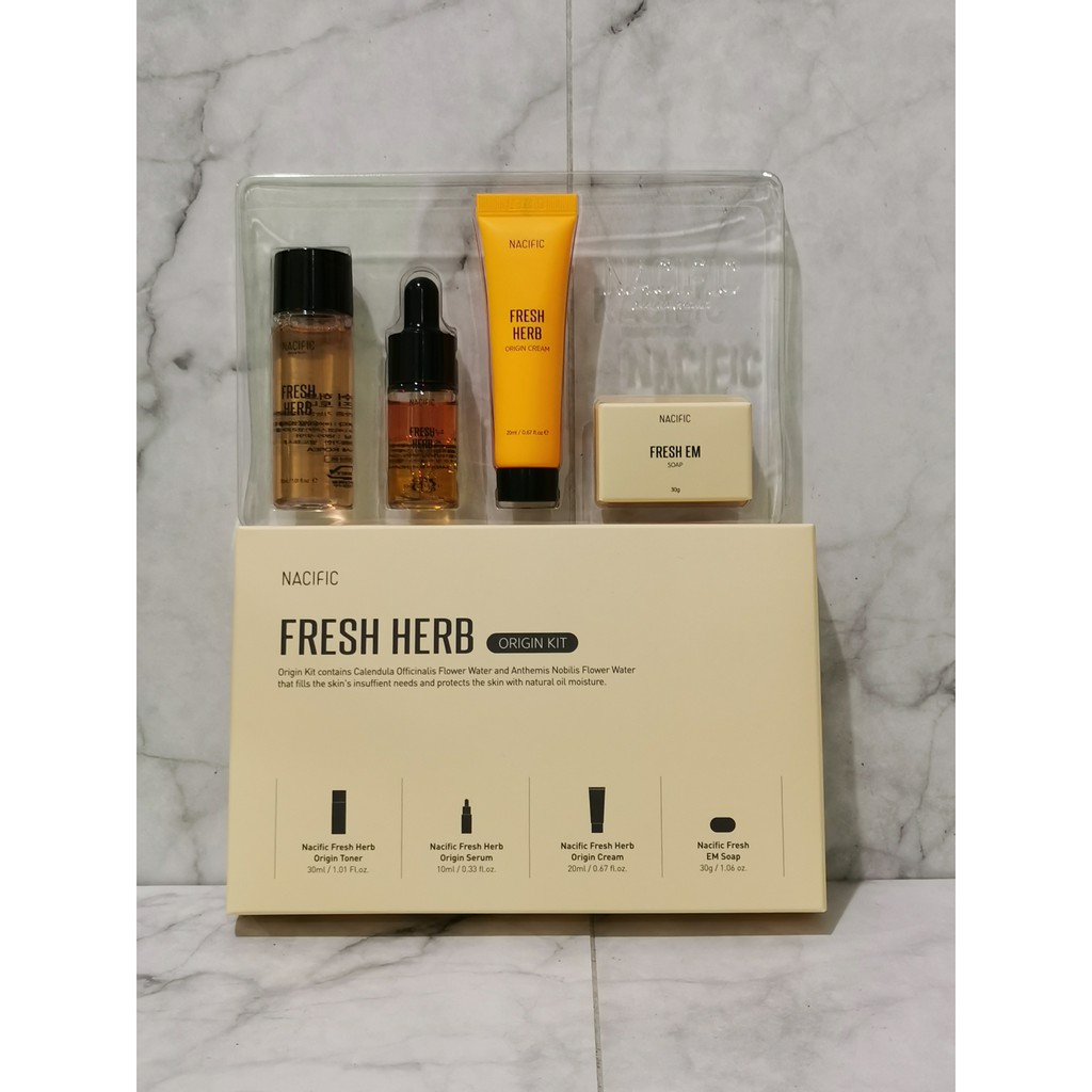 Jual Nacific Fresh Herb Origin Kit 4 Items Shopee Indonesia