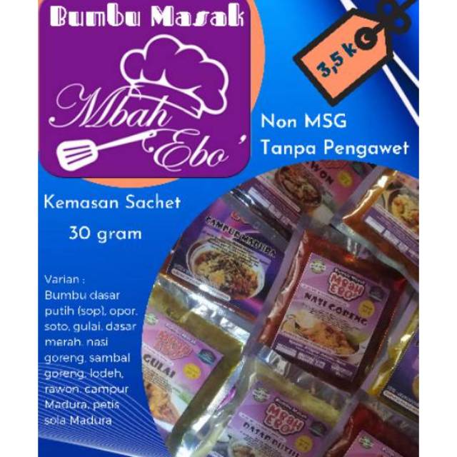 

Bumbu Masak Instant khas Madura