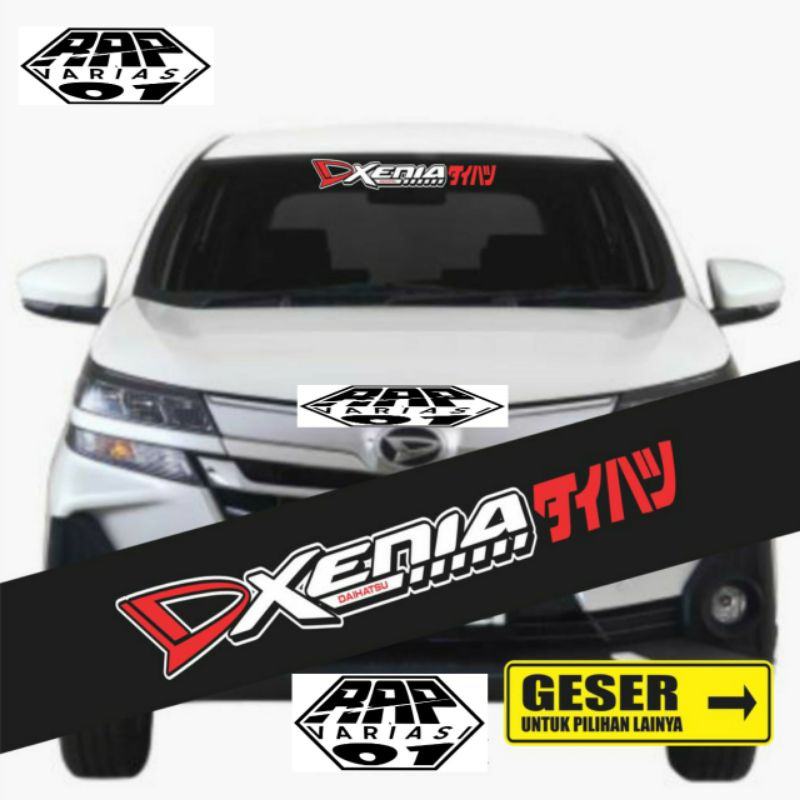 stiker Kaca Depan Xenia, stiker Cutting kaca mobil