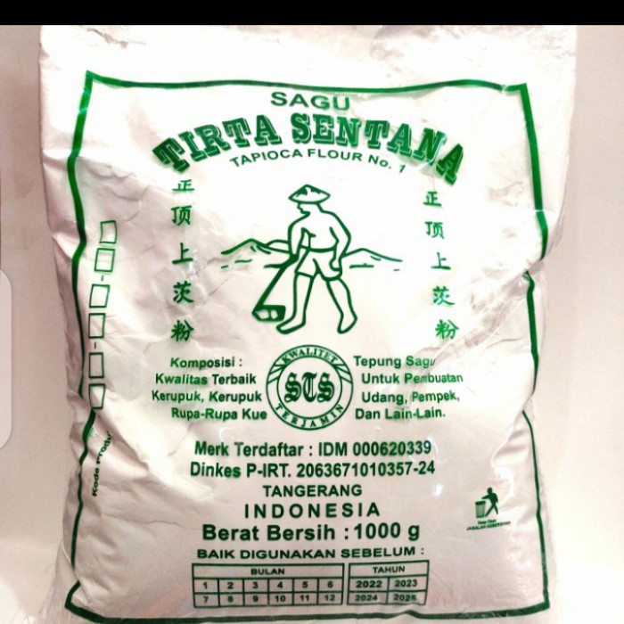 

Tepung sagu tapioka Cap Pak Tani