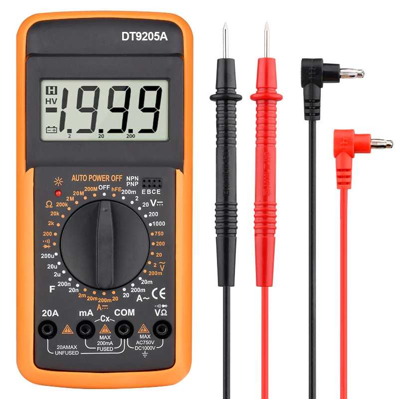 RICHMETERS Pocket Size Digital Multimeter - DT9205A