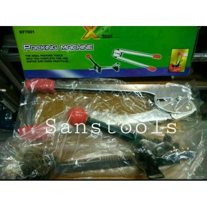 

packing machine / alat klem dus tali straping band plastik 5/8" XPtool