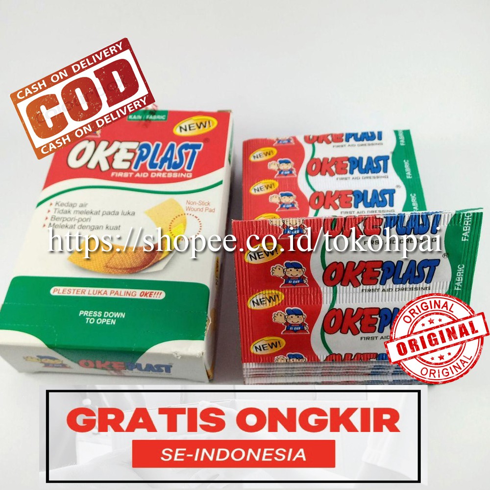 PLESTER LUKA OKEPLAST ISI 100 PCS