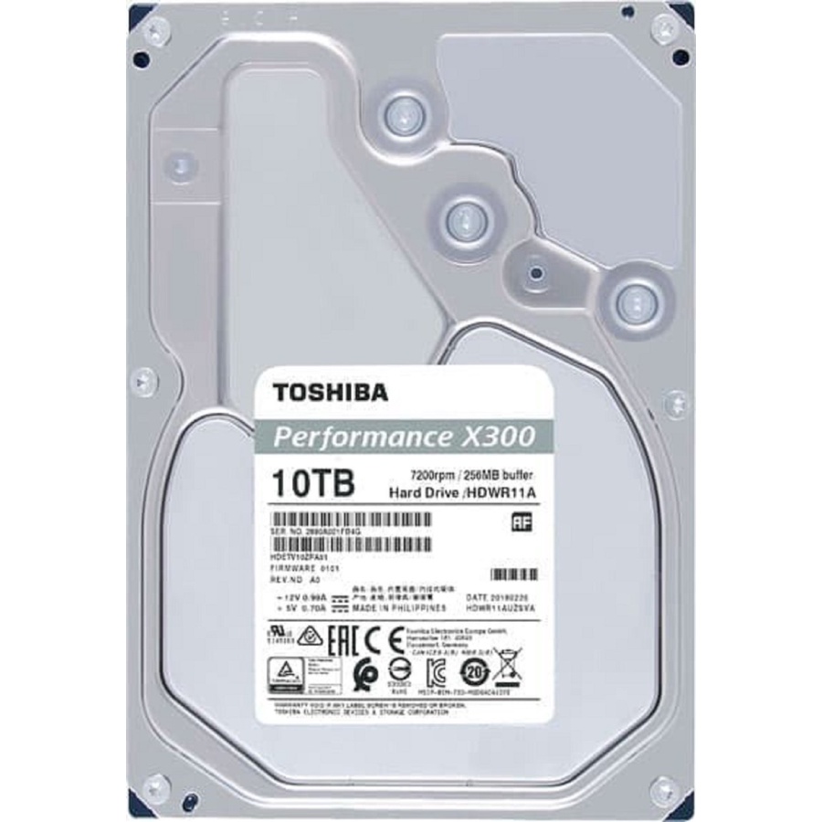 HDD TOSHIBA X300 10TB 3.5&quot; - HDD INTERNAL TOSHIBA 10TB 3.5&quot;