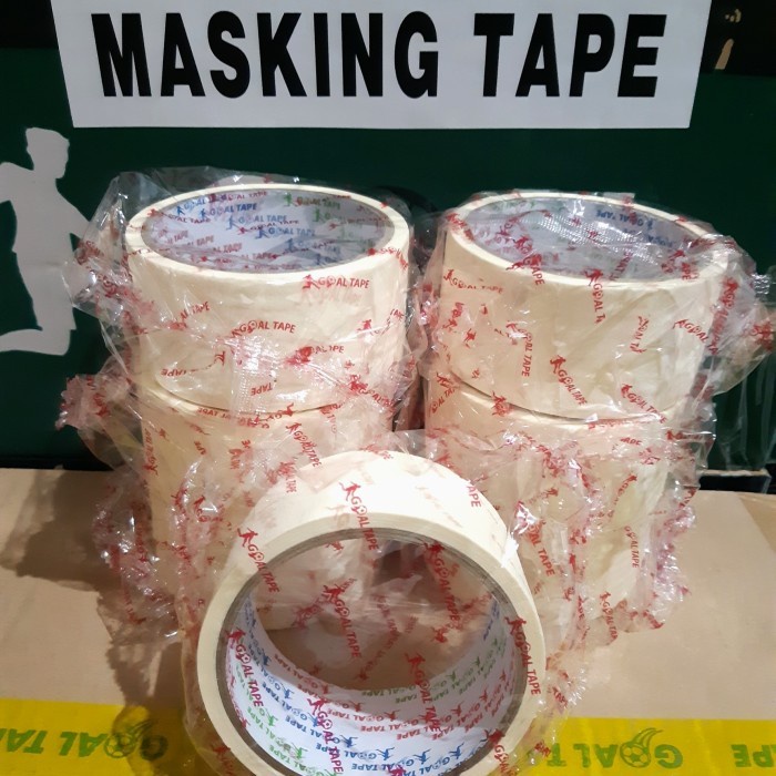 

LAKBAN KERTAS/MASKING TAPE 2"(48MM × 11M) MURAH!!! BEST QUALITY