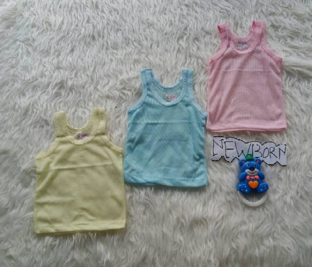 1 Lusin Singlet Bayi Uk S